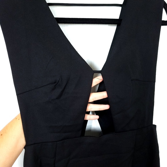 NWT Tobi Jacey Black Bodycon Cutout Dress - Picture 5 of 7